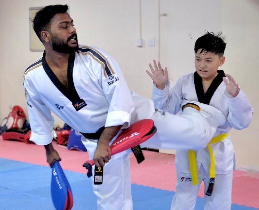 Advanced taekwondo and competition training in Bahrain