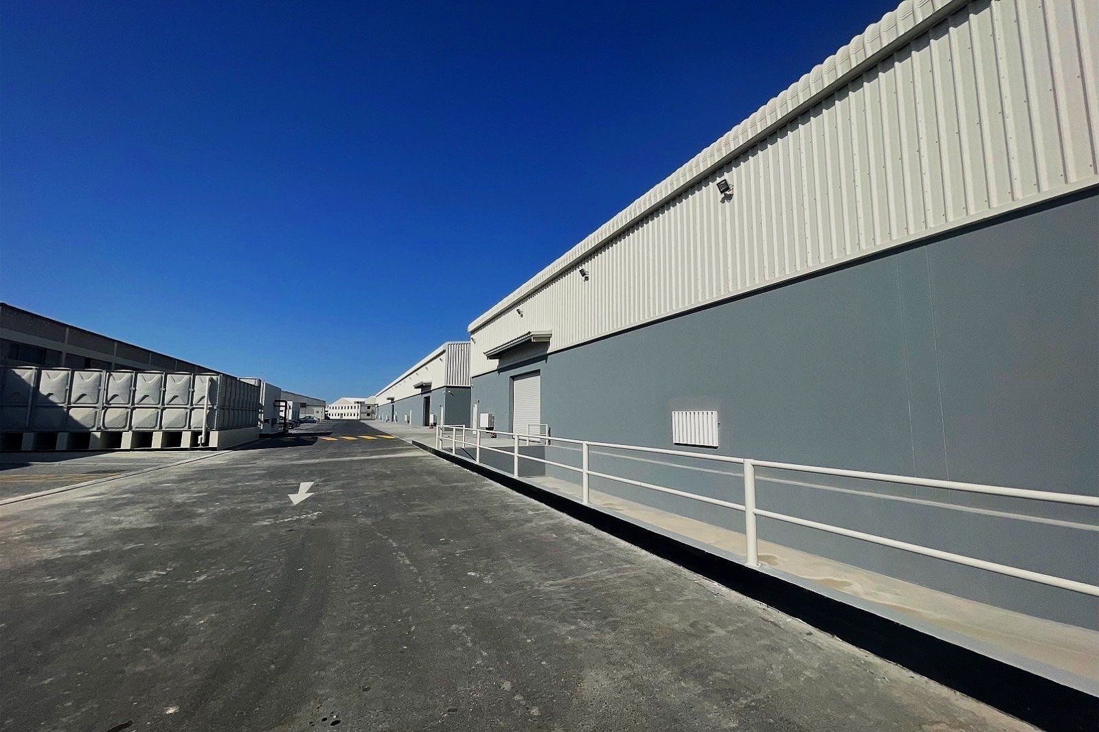 Secure warehouse facility with CCTV in Bahrain